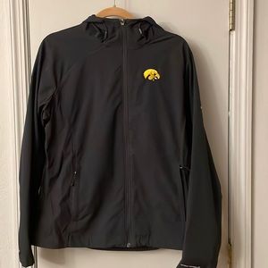 Columbia light weight jacket xl Iowa Hawkeye
